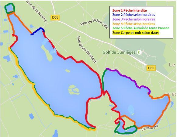 Plan des lacs 2022